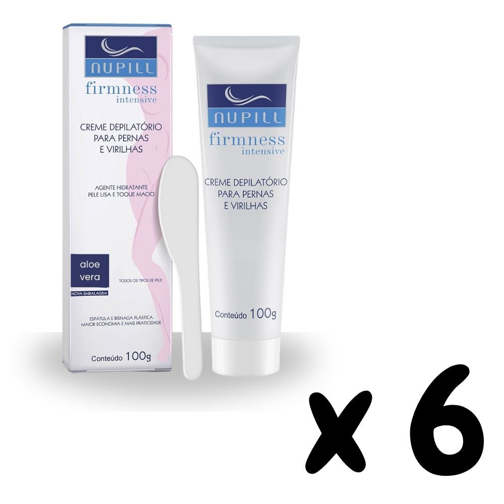 Creme Depilatório Pernas e Virilhas Nupill 100g - Kit com 06 | Shopee ...