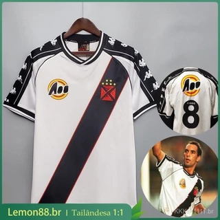 Vasco 2000 Home Away Romário Retro Sweaters M9SP Sports T-Shirt HZAR