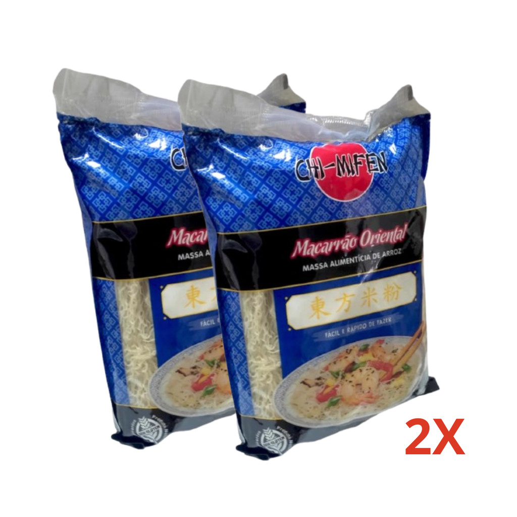 2 Macarrão Arroz Oriental Natural Chi-mifen 500g | Shopee Brasil
