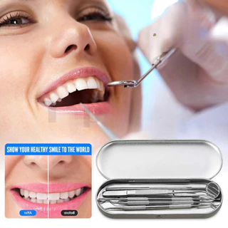 Ferramentas De Exame Dental Higiene Oral Limpeza De Manchas De Dente Cálculo 5 Peças