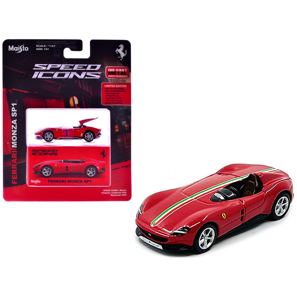 Ferrari 1:64 SCALE 10点セット ※バラ売り可 1/64 MAISTO - SPEED ICONS - FERRARI MONZA SP1 - VERMELHA | Shopee