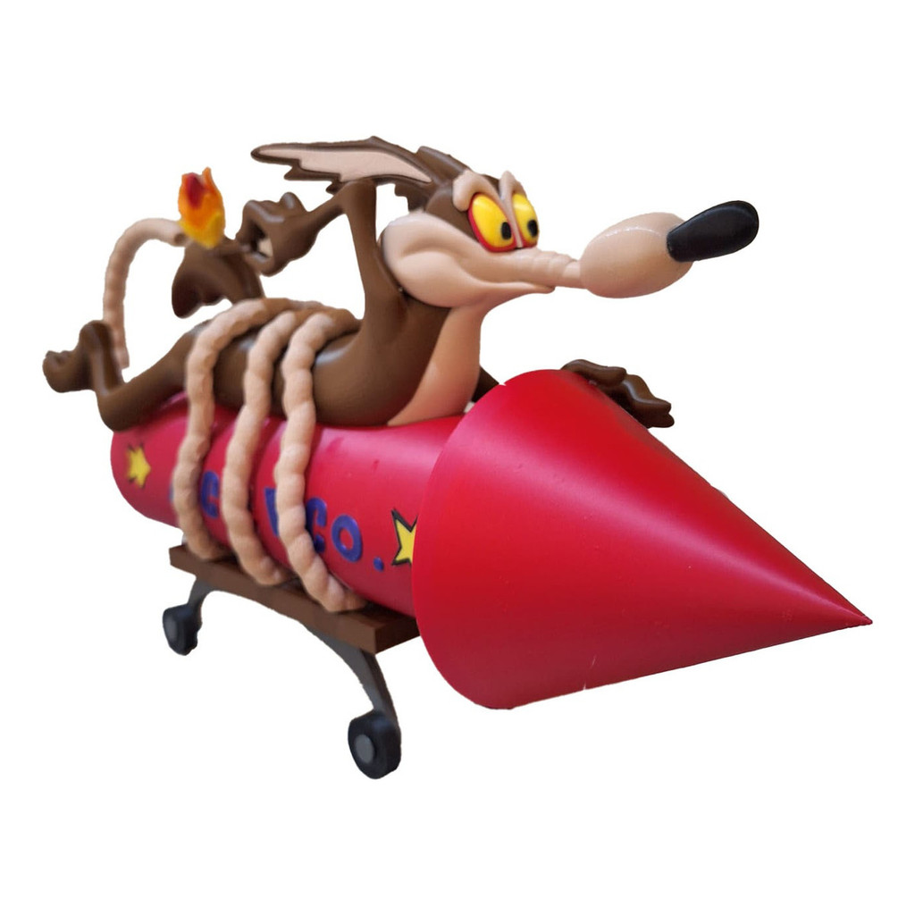 Looney Tunes Wile E. Coyote フィギュア　ダイナマイト Boneco Wile E Coyote Action Figure Looney Tunes 37 cm Comprimento