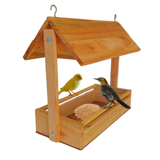 Tratador Comedouro De Pássaros Livres Silvestres Alimentador De Aves Grandes