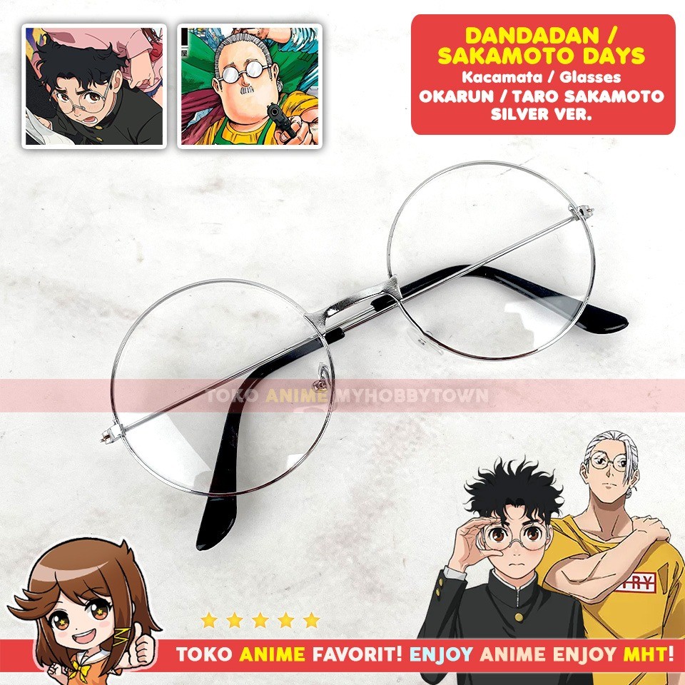 Okarun Ken Takakura Anime Dadan Óculos Cosplay Nobita Doraemon