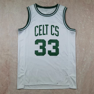 Nova camisa nba Hot Press Hook Celtic#33号伯德 Camisa de pássaro Camisa esportiva de basquete