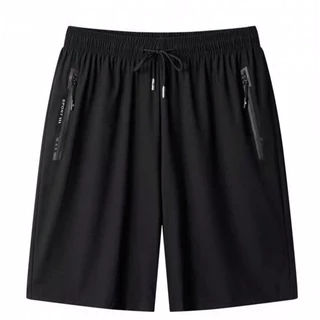 Bermuda Short Masculino Praia Academia 2 Bolsos Zíper Secagem Rápida