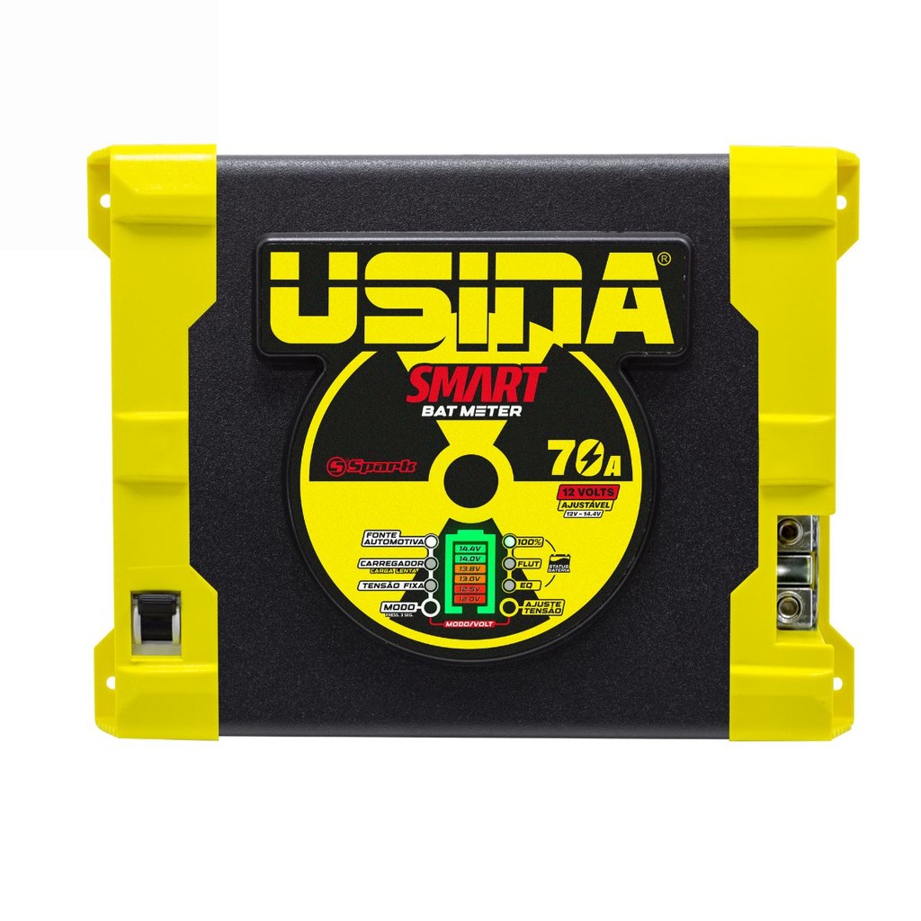 FONTE USINA 70A SMART BAT METER 12V 70A BV MODELO NOVO 2025 | Shopee Brasil