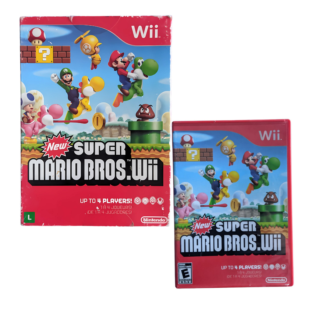Jogo New Super Mario Bros. WII Original Nintendo WII | Shopee Brasil