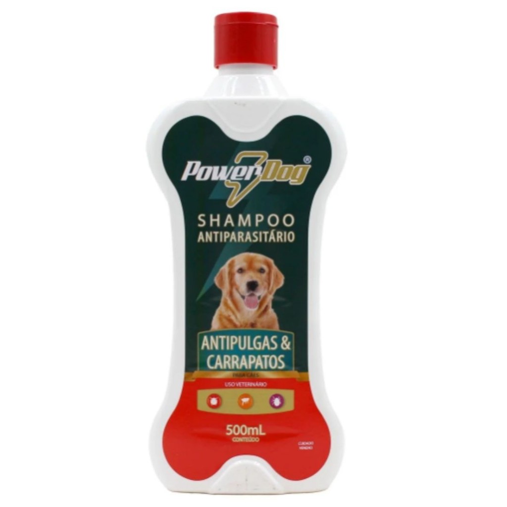 Shampoo Antipulgas e Carrapatos Powerdog 500ml | Shopee Brasil