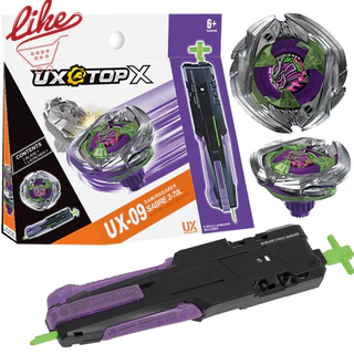 Beyblade X UX-09 Samurai Saber Xtreme Com Lançador Led Grip Conjunto Para Explosão Criança Brinquedos Crianças Menino Pr