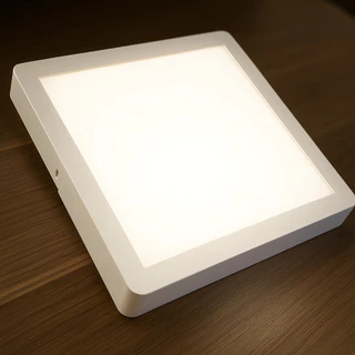 Plafon LED Sobrepor Quadrado 36W Branco Frio 6500K Moderno