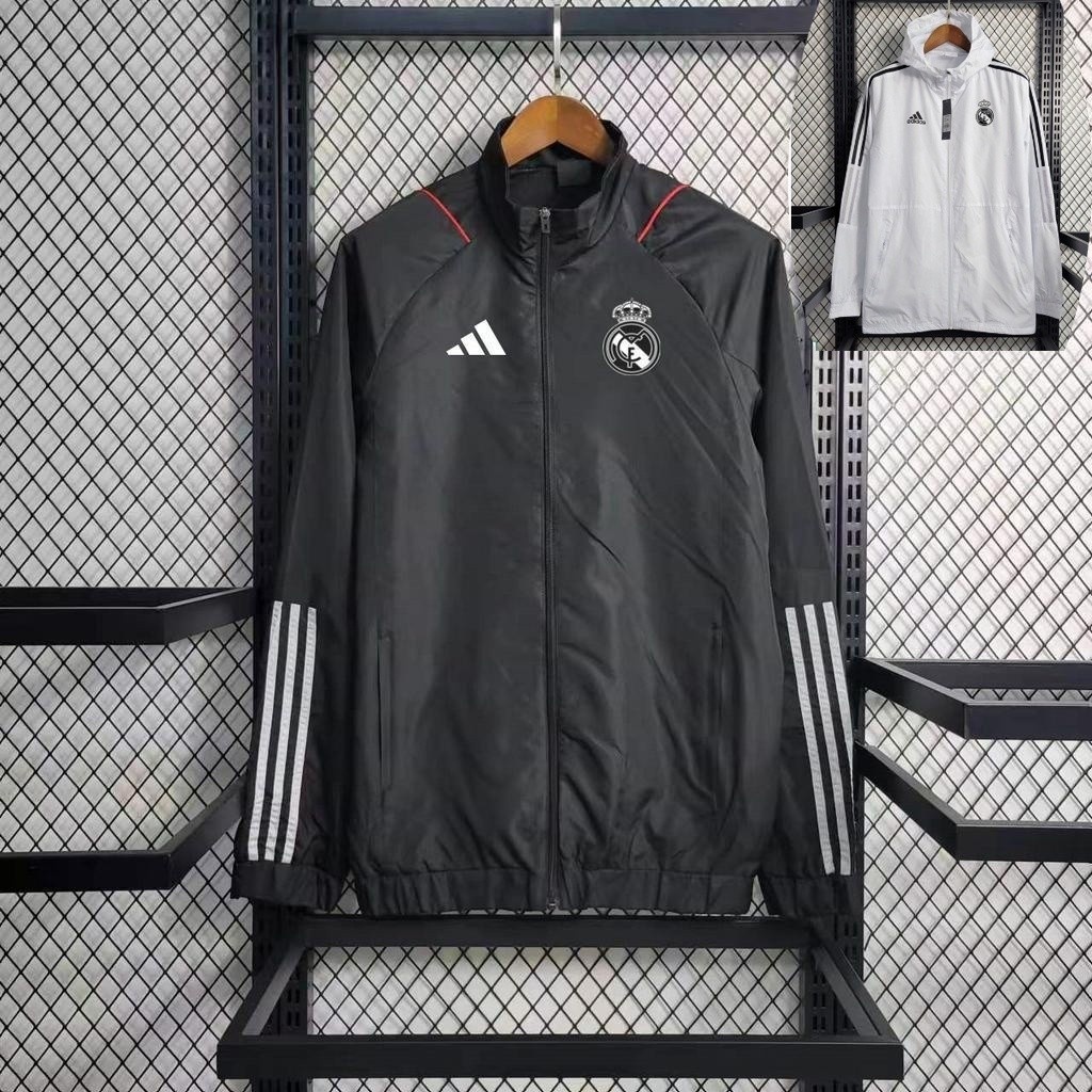 Novo Casaco De Futebol Masculino Do Real Madrid 2324 | Shopee Brasil