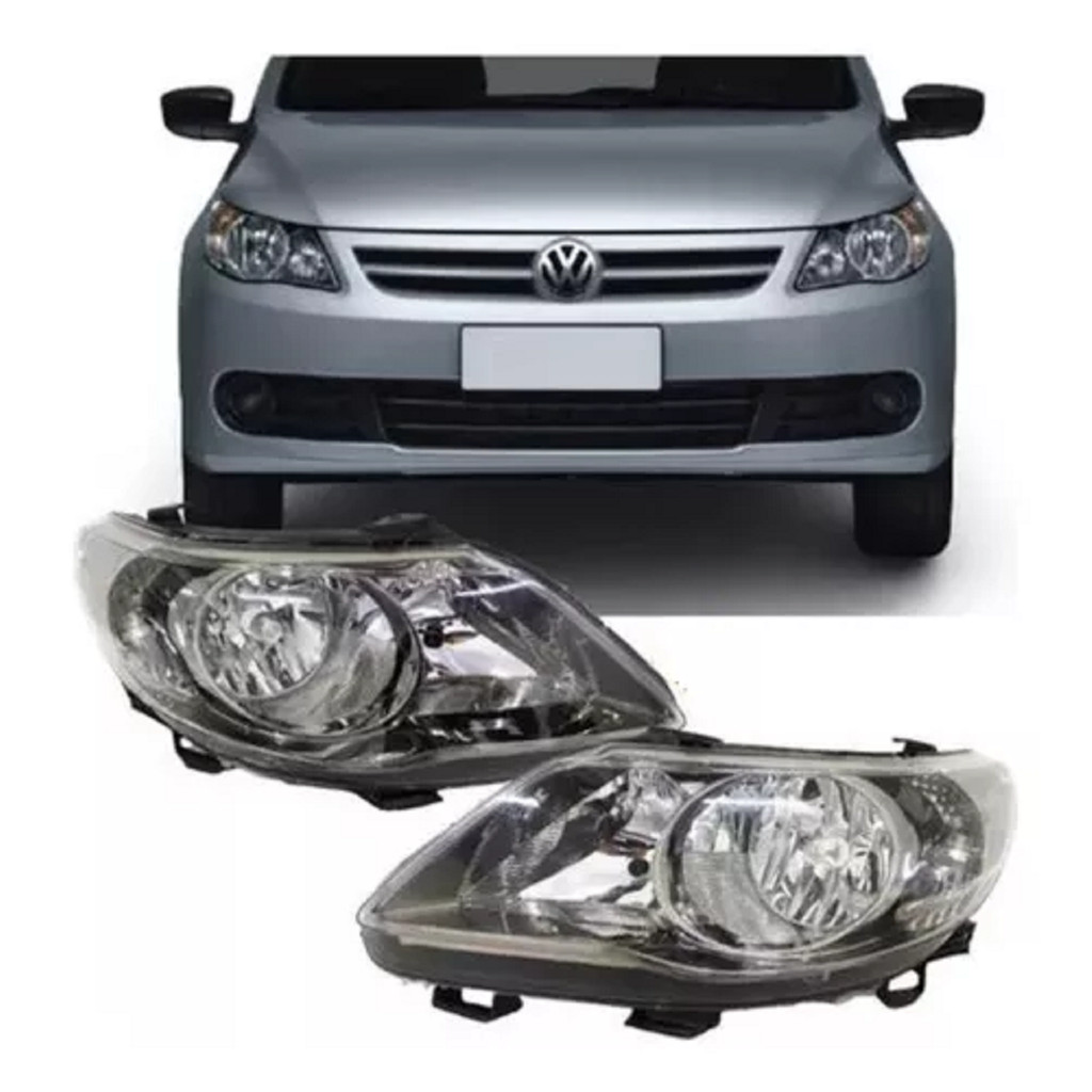 Par Farol Gol Voyage Saveiro G5 2008 09 10 11 2012 DarkCromo