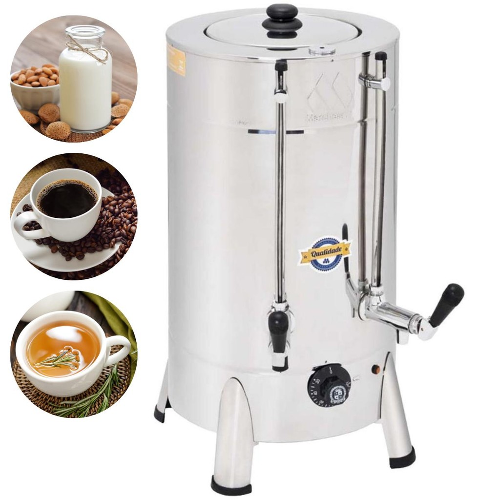 Cafeteira Elétrica Comercial Industrial de 4 Litros Máquina 
