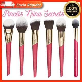 Pincel Niina Secrets Eudora - Multifuncional, Base, Pó, Blush, Contorno, Iluminador - 100% Original