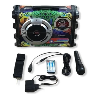 Caixa De Som Ecopower Karaoke Bluetooth E Mp3 - Ep-2220 BoomBox Xtreme Portátil Recarregável Potente PartyBox Oferta em Oferta na Shopee