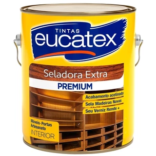 Seladora Madeira Eucatex Extra Premium 3,6L ou 900ml. P/ Portas Janelas Móveis