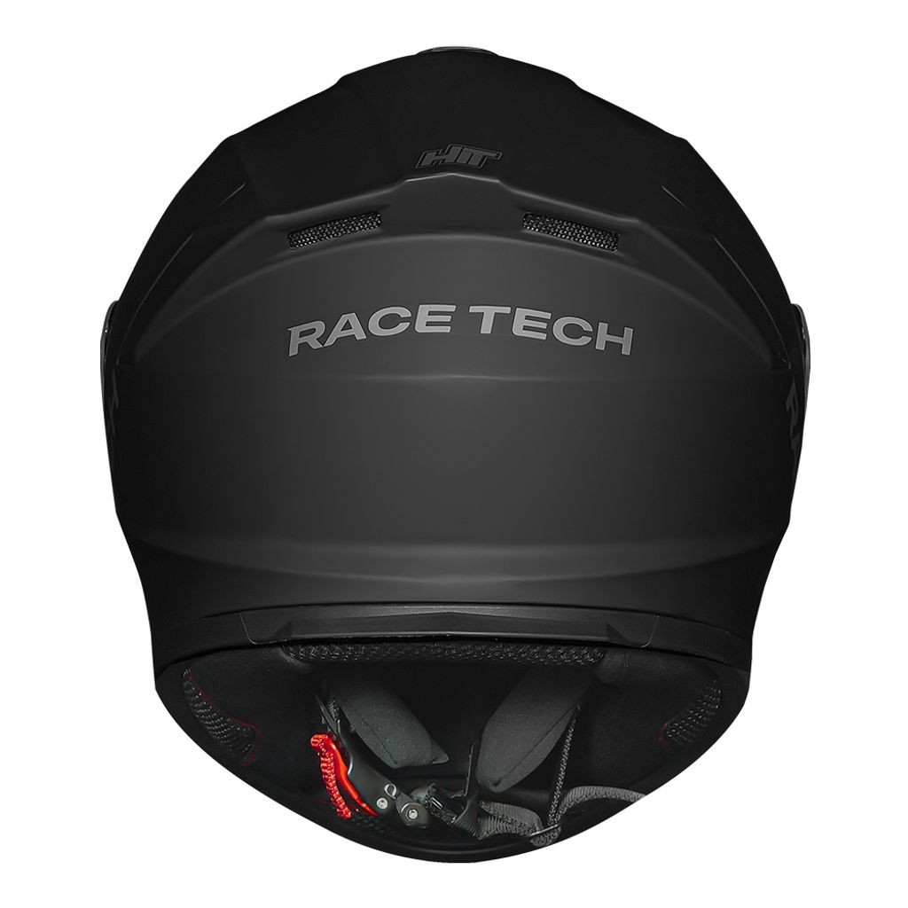 Capacete Race Tech Hit Monocolor Preto Fosco