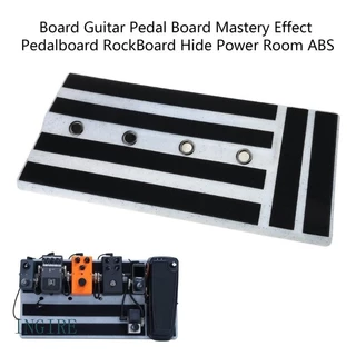 Placa Pedal Guitarra Efeito Mastery Pedalboard Esconder Energia ABS