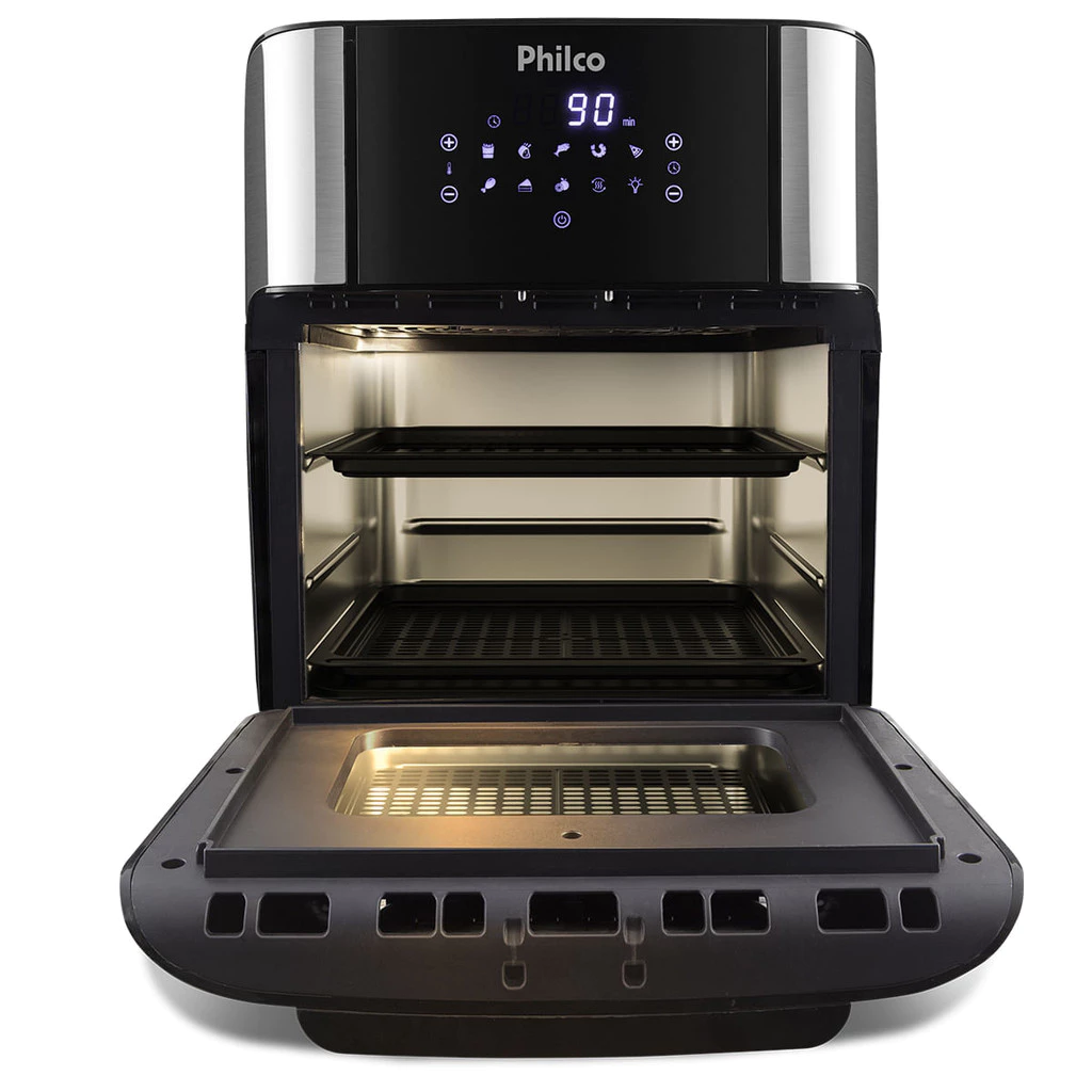 Air Fryer Oven com alimentos