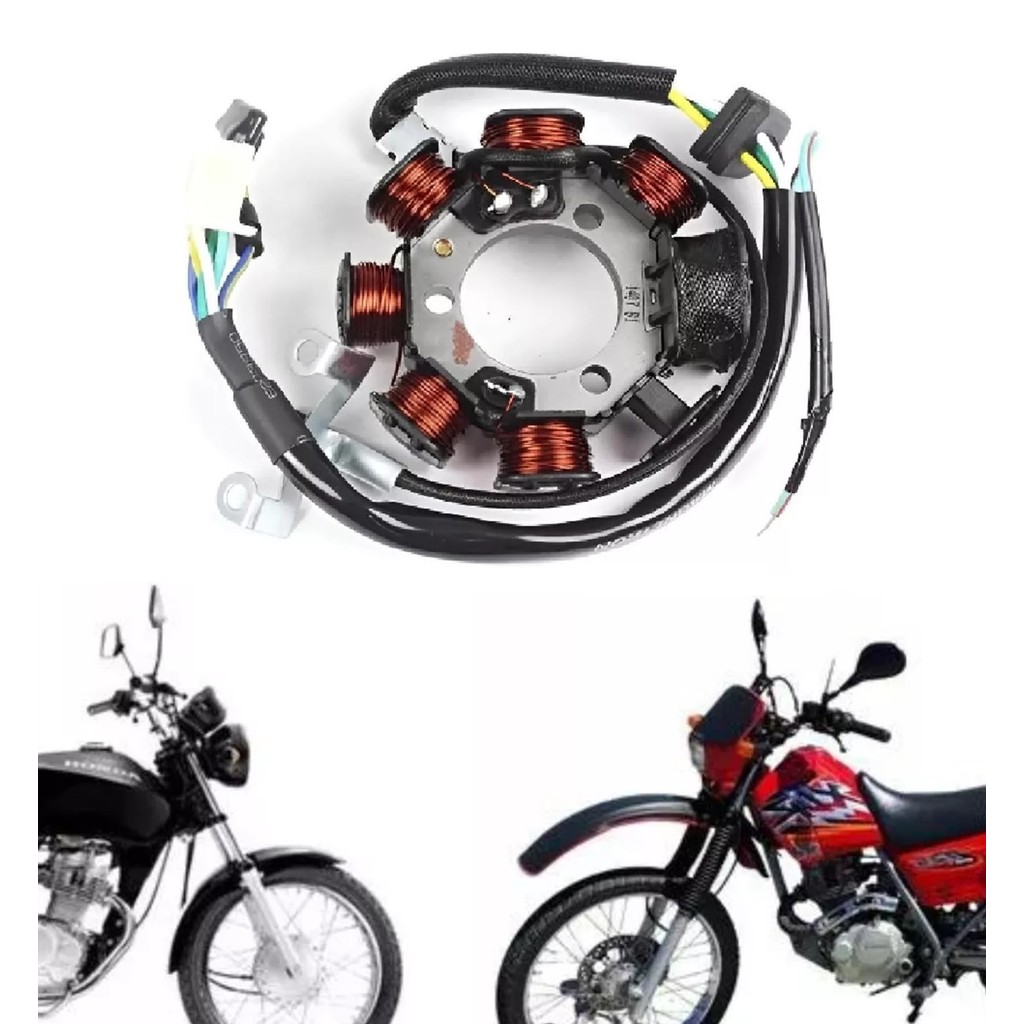 Estator Magneto Titan 00/01 ES/KS XLR 125 ES 2000 S/Pulso