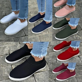Tênis Meia Casual Feminino Masculino Escolar Dia Dia Promoção