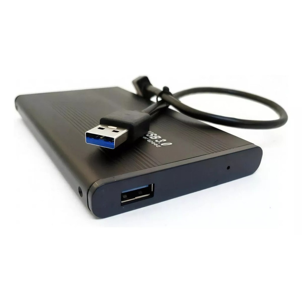 02 Unidades Case Caddy Suporte Gaveta Externo Para Notebook 2.5 Usb 2.0 ...