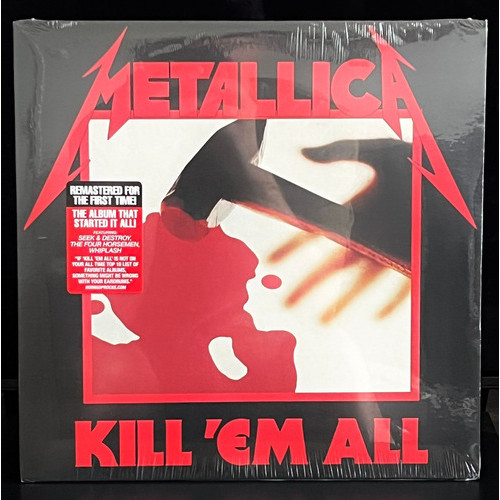 Lp Metallica - Kill Em All (ed Usa 180g Limited) | Shopee Brasil