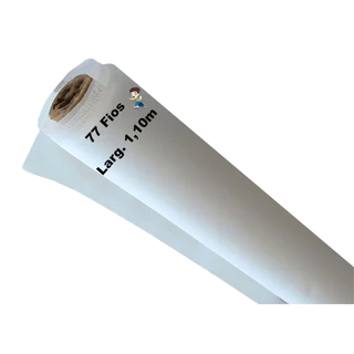 Poliéster 77 fios Branco Largura 1,10m para Tela de Silk Screen e Serigrafia