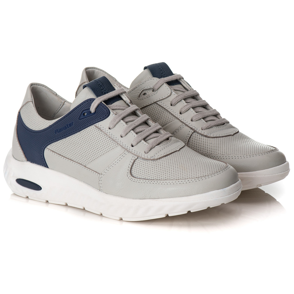 Tênis Ranster Sneaker Max Masculino Couro Bovino Artesanal com Bolha ...