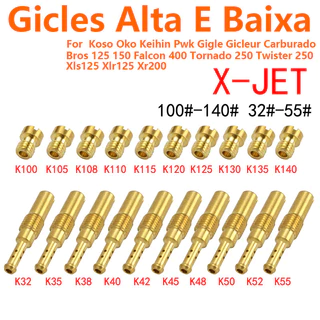 Kit 20 GiclêS Carburador Gigles Cg FAN Titan BROS125 150 Koso OKO PWK PWM CBX150 200 XR200 XLS XLR 125 Twister em Oferta na Shopee