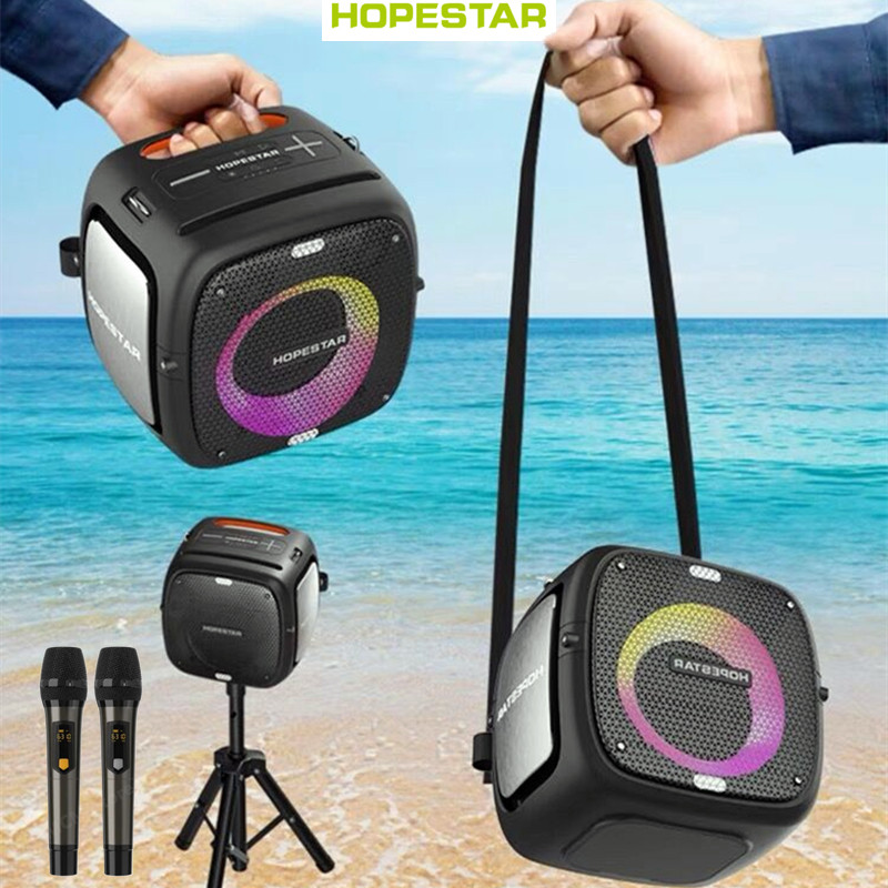 HOPESTAR Party One 80W Alto-Falantes Bluetooth De Alta Potência Coluna ...