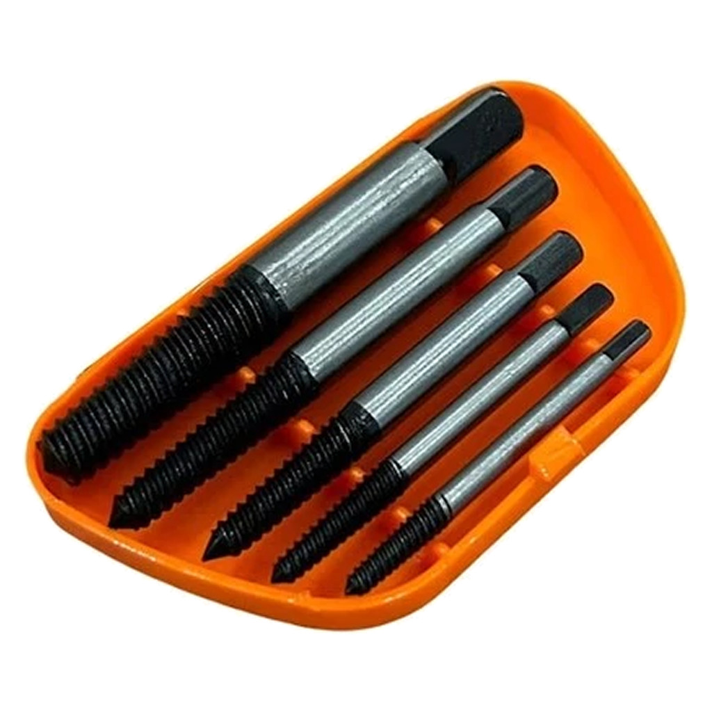 Kit Jogo Extrator Saca Parafuso 5 Peças Bestfer | Shopee Brasil