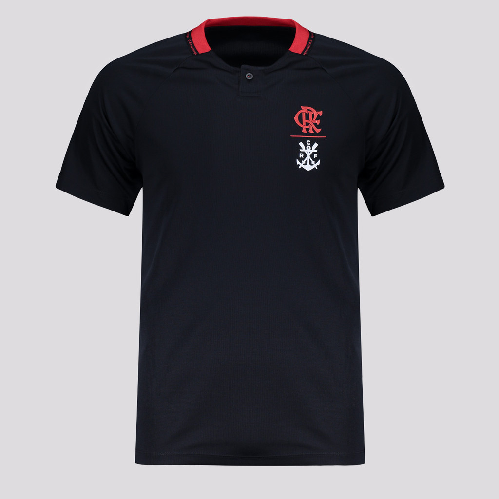 Camisa Flamengo Graduate Masculina Preto em Promoção na Shopee - Main Image