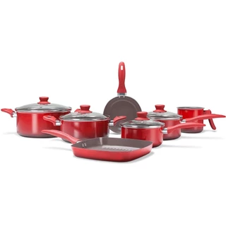 Jogo de Panelas Brinox 7 Pçs com Revestimento Cerâmico Antiaderente Ceramic Life em Oferta na Shopee