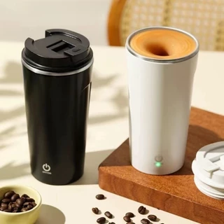 Copo Termico Caneca Magnetica Misturador De Capuccino/Leite Em Pó/toddy/café Soluvel 400ml