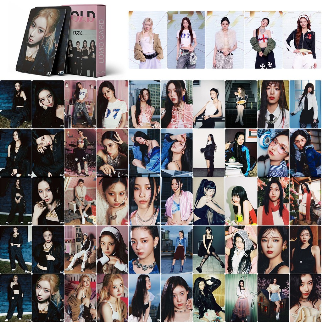 55pcs/box ITZY CHECKMATE Album CHESHIRE Photocards Yeji Yuna
