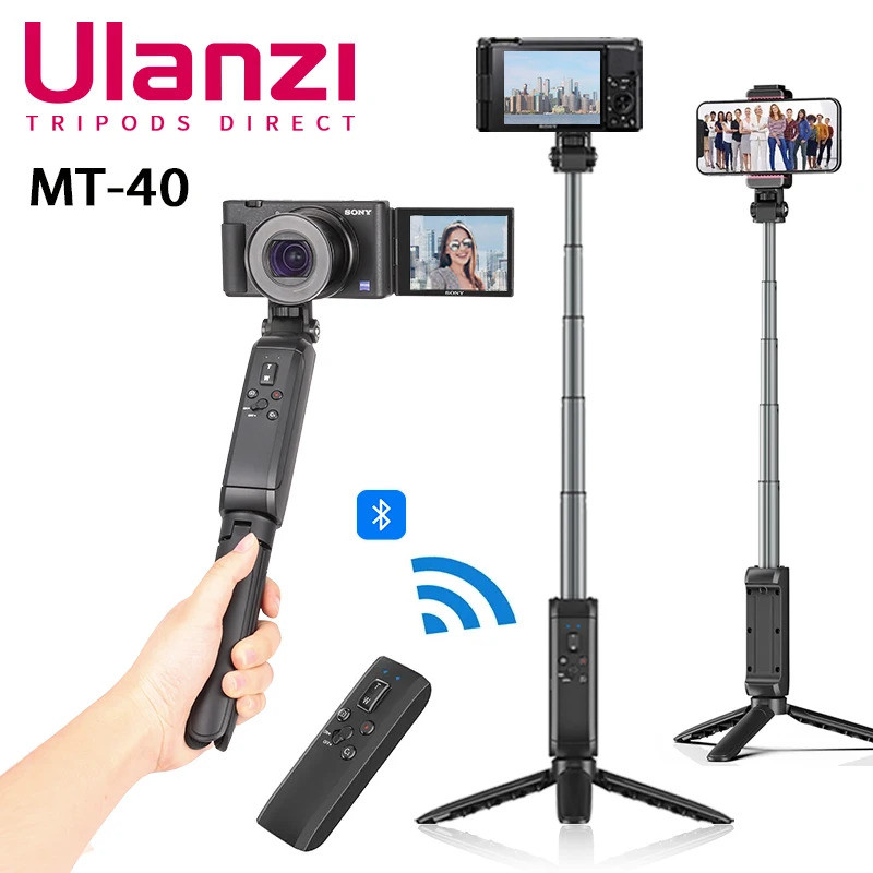 Ulanzi MT-40 Para Sony Canon Câmera Smartphonetripé Extensível Leve Sem ...