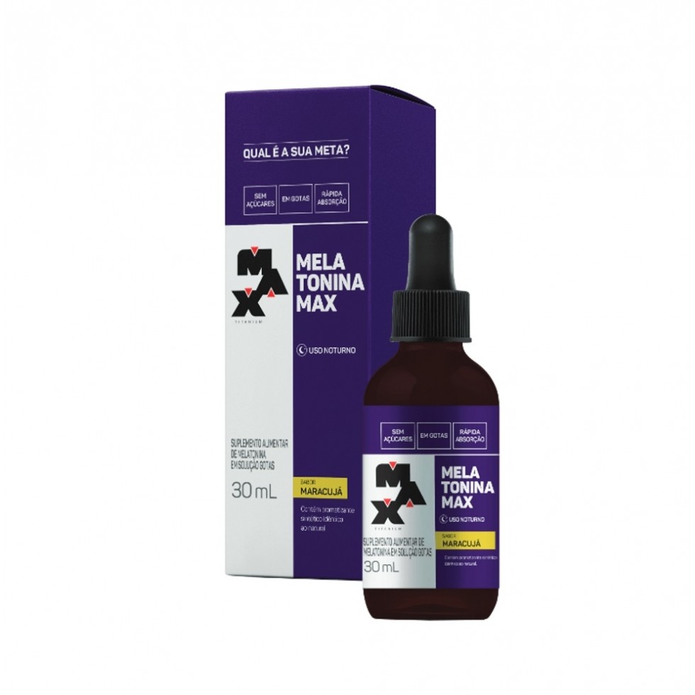 Melatonina Max (30ml) - Sabor: Maracujá | Shopee Brasil