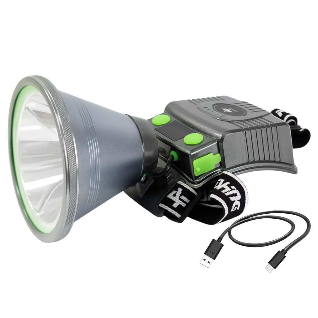 Lanterna de Cabeça Albatroz Fishing Recarregável 30W - LKD-187