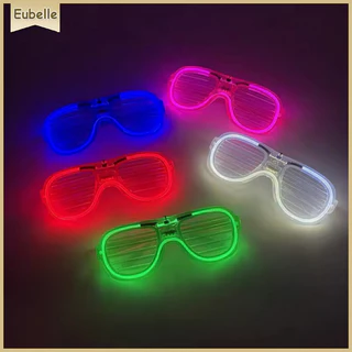 Oculos Led Neon de Festa Com 3 Modos Fluorescente Óculos Festas Casamento Raves Balada