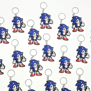 Chaveiro Do Sonic 10un Para Lembrancinha De Aniversário Festa TEma Menino Novo em Oferta na Shopee