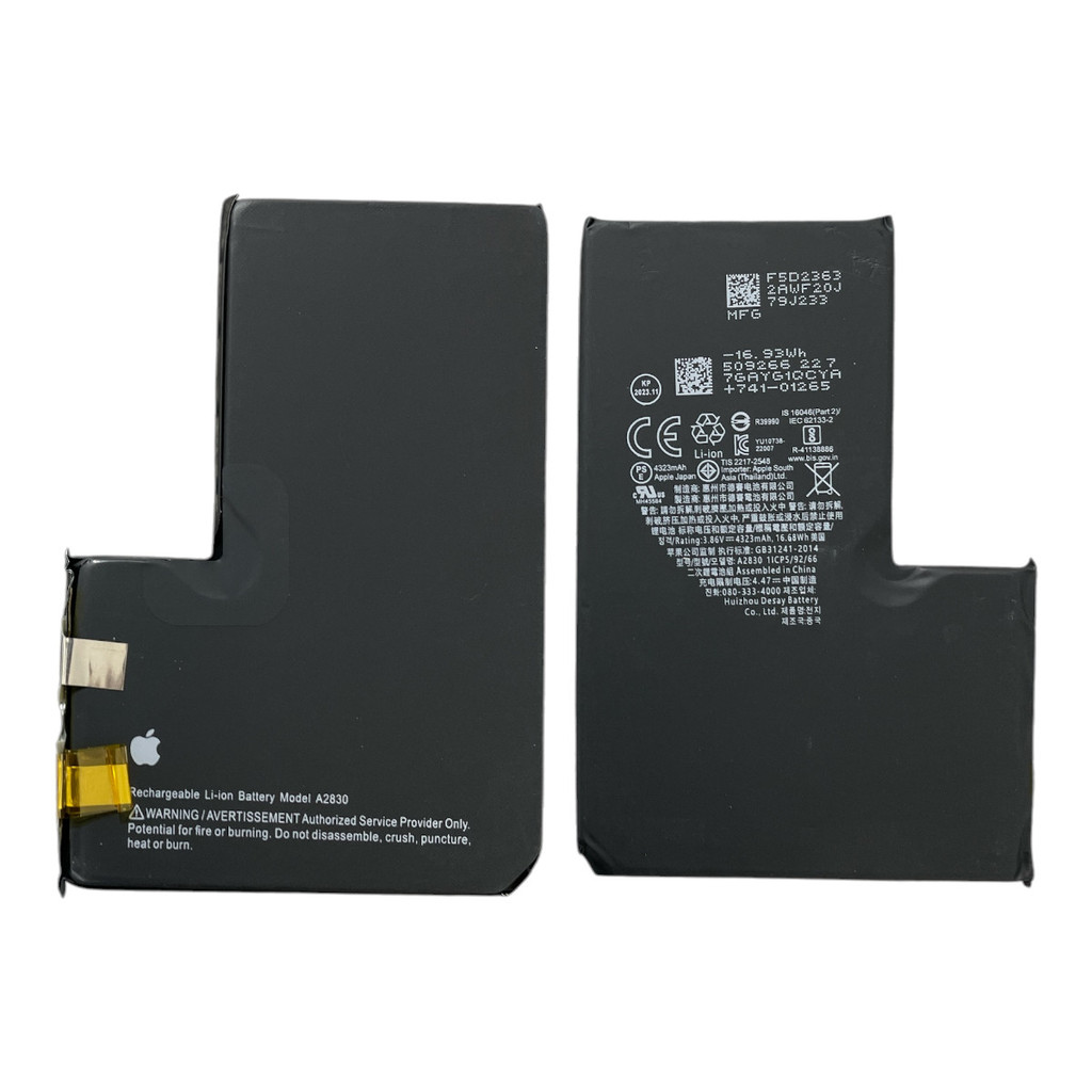 Bateria Compatível iPhone 14 Pro Max Sem Flex Foxconn Black