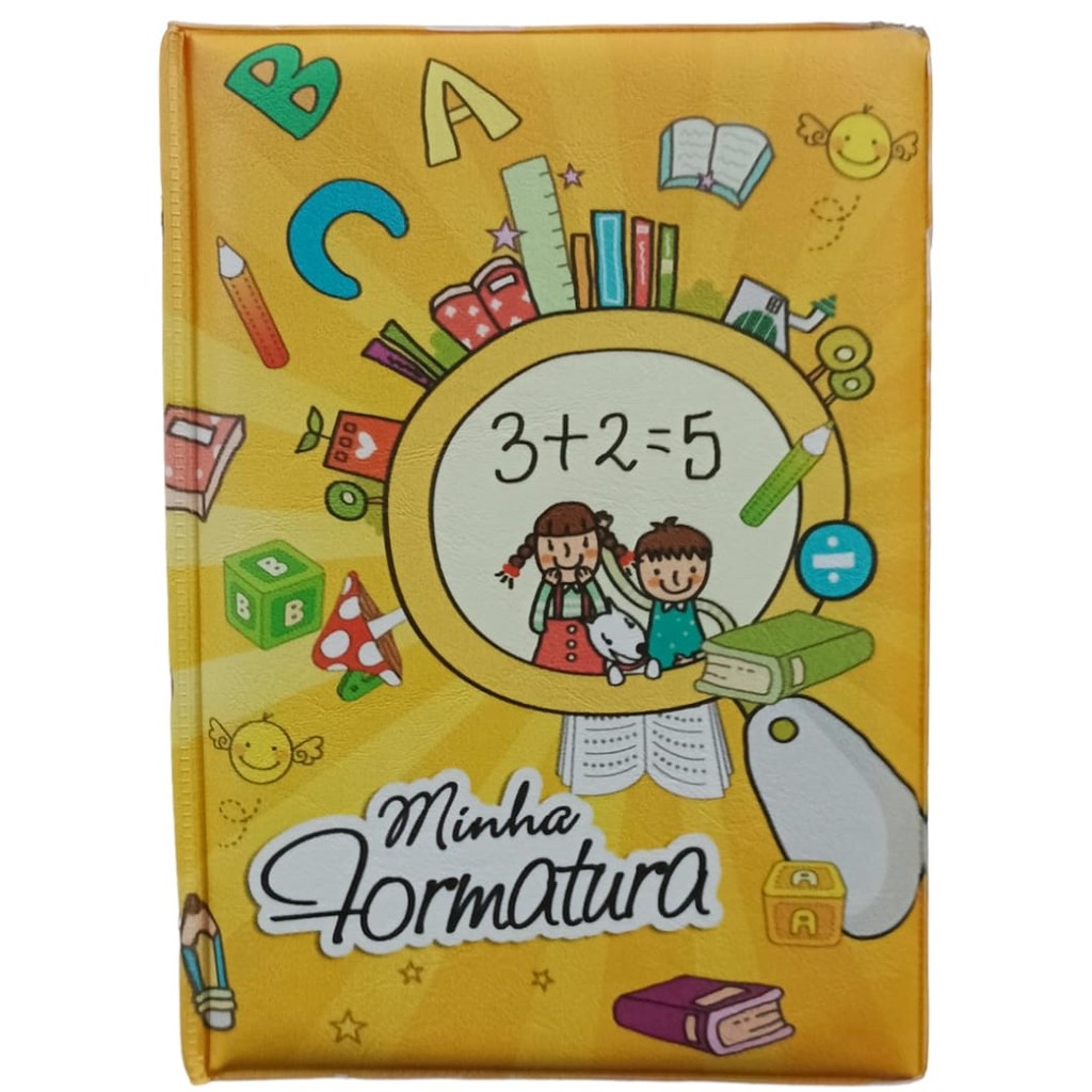 Álbum De Foto Infantil Abc Amarelo 40 Fotos 15x21 | Shopee Brasil