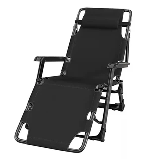 Espreguiçadeira Dobrável Oásis 150kg Aço Carbono Conforto