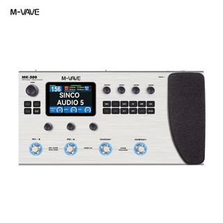 Processador De Pedal Multiefeito Para Guitarra/Baixo M-Vave MK-300360 + Efeitos De Nível De Estúdio , Configurações De P