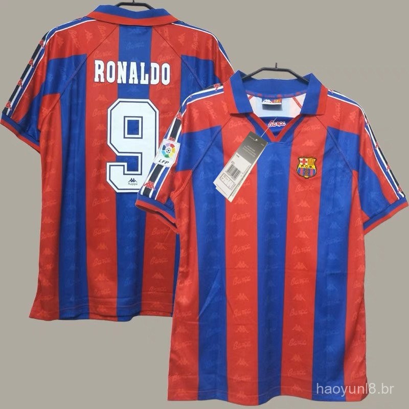 Camisa retro 96-97 Ronaldo Personalização