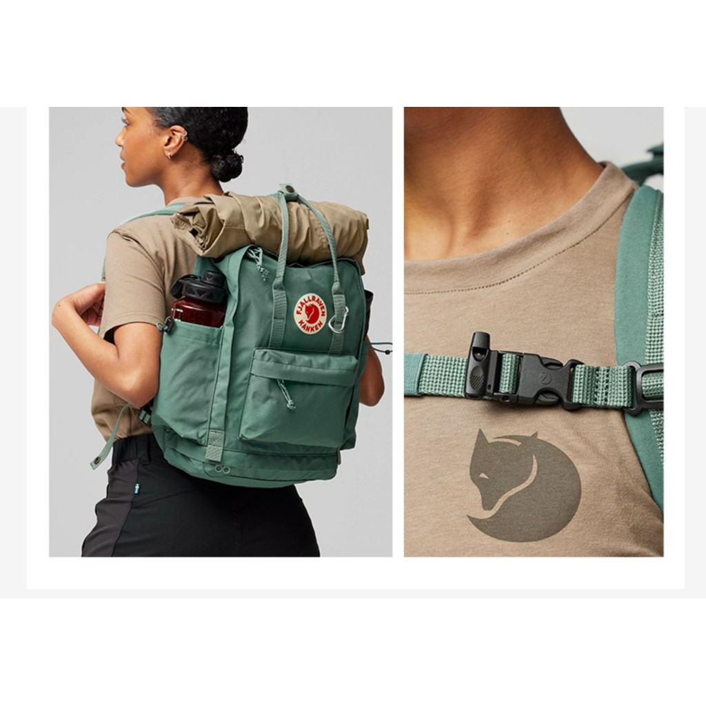 Arctic Fox kanken Outlong Mochila clássica multifuncional de