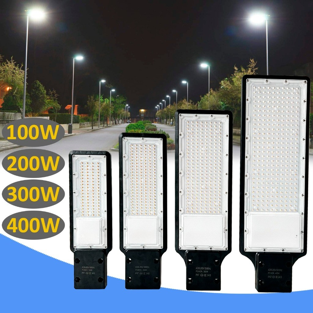 Luminária Refletor LED 100w 200w 300w 400w para Poste Iluminação ...