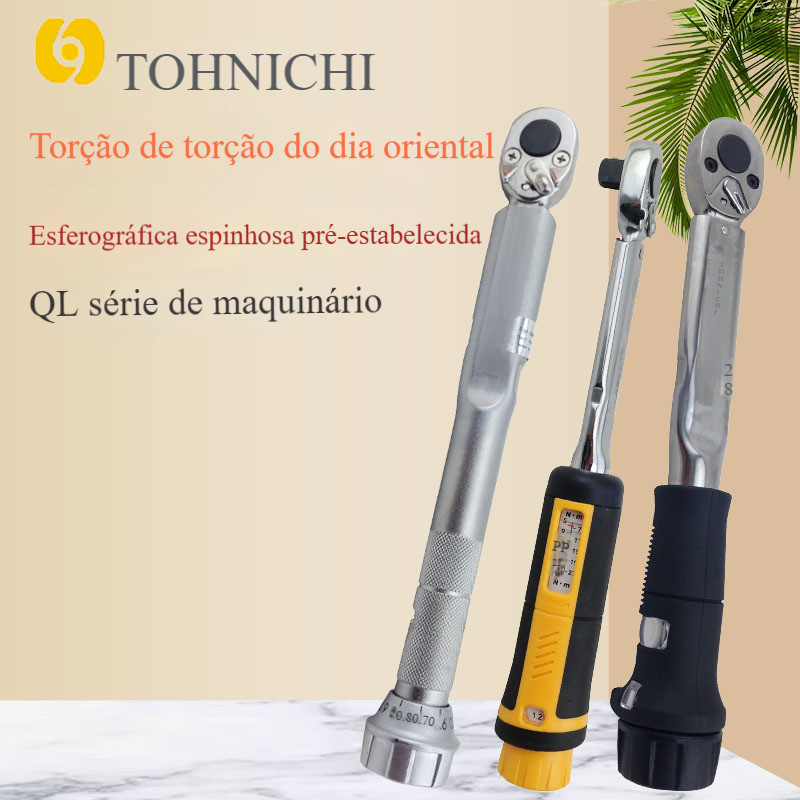 Chave de torque tônica japonesa, pré-conjunto, chave de catraca-série QL, pré-conjunto, chave de torque de catraca, ferr